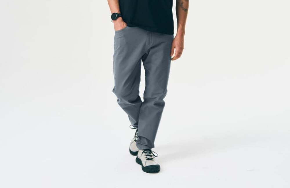Ten Thousand Men's Size 32x30 Gray Blue Straight Leg Stretch 5 Pocket Pants